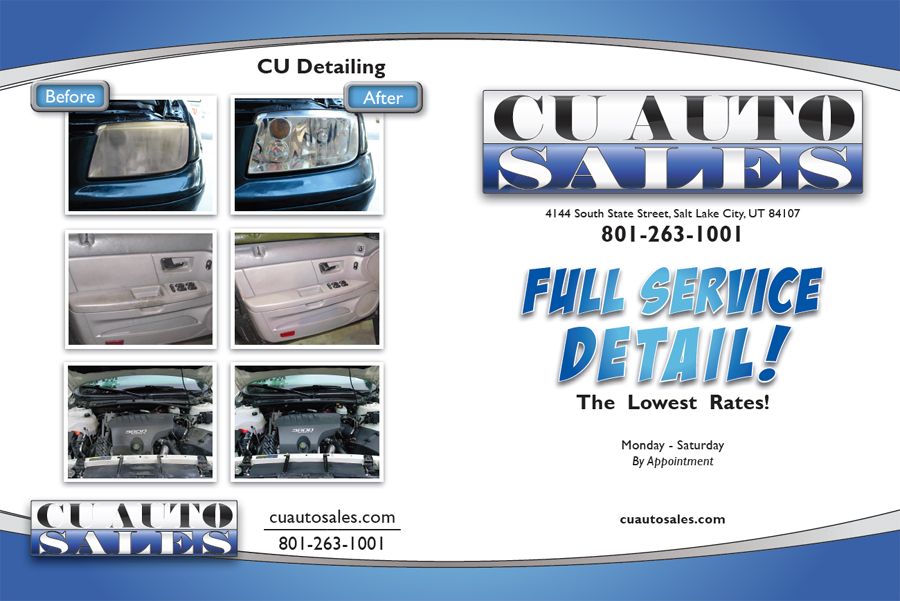 Vehicle Detailing Salt Lake City Auto Detail Salt Lake City CU Auto